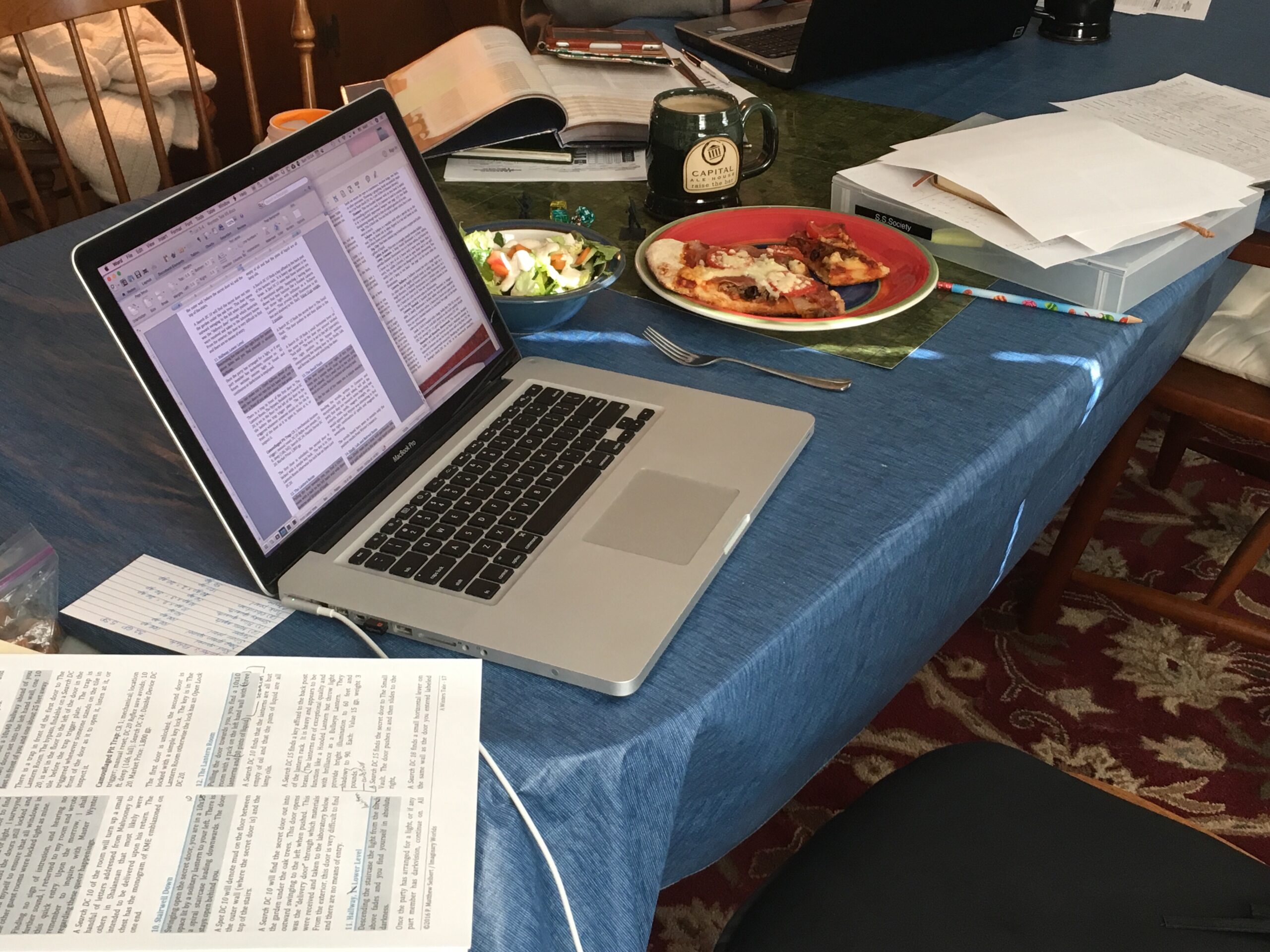 Just another post-game day revision session